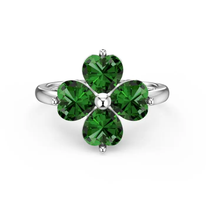 Rings Green Diamonds