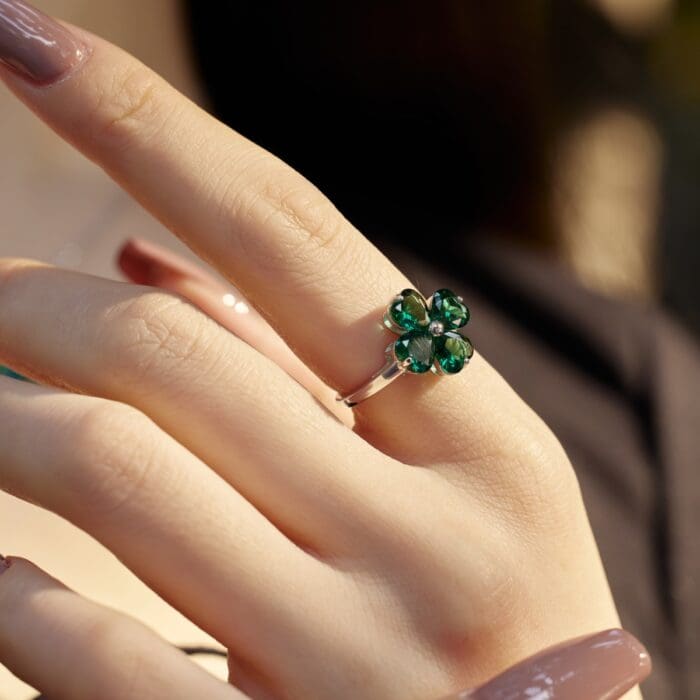 Rings Green Diamonds