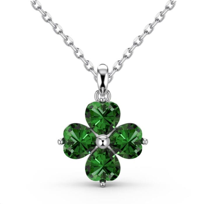 Necklace and Pendant Green Color